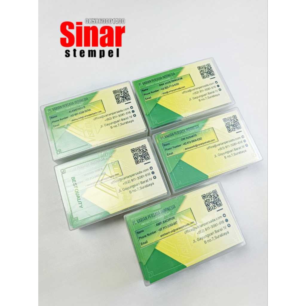 Kartu Nama 1 Box 100 Pcs /Custom