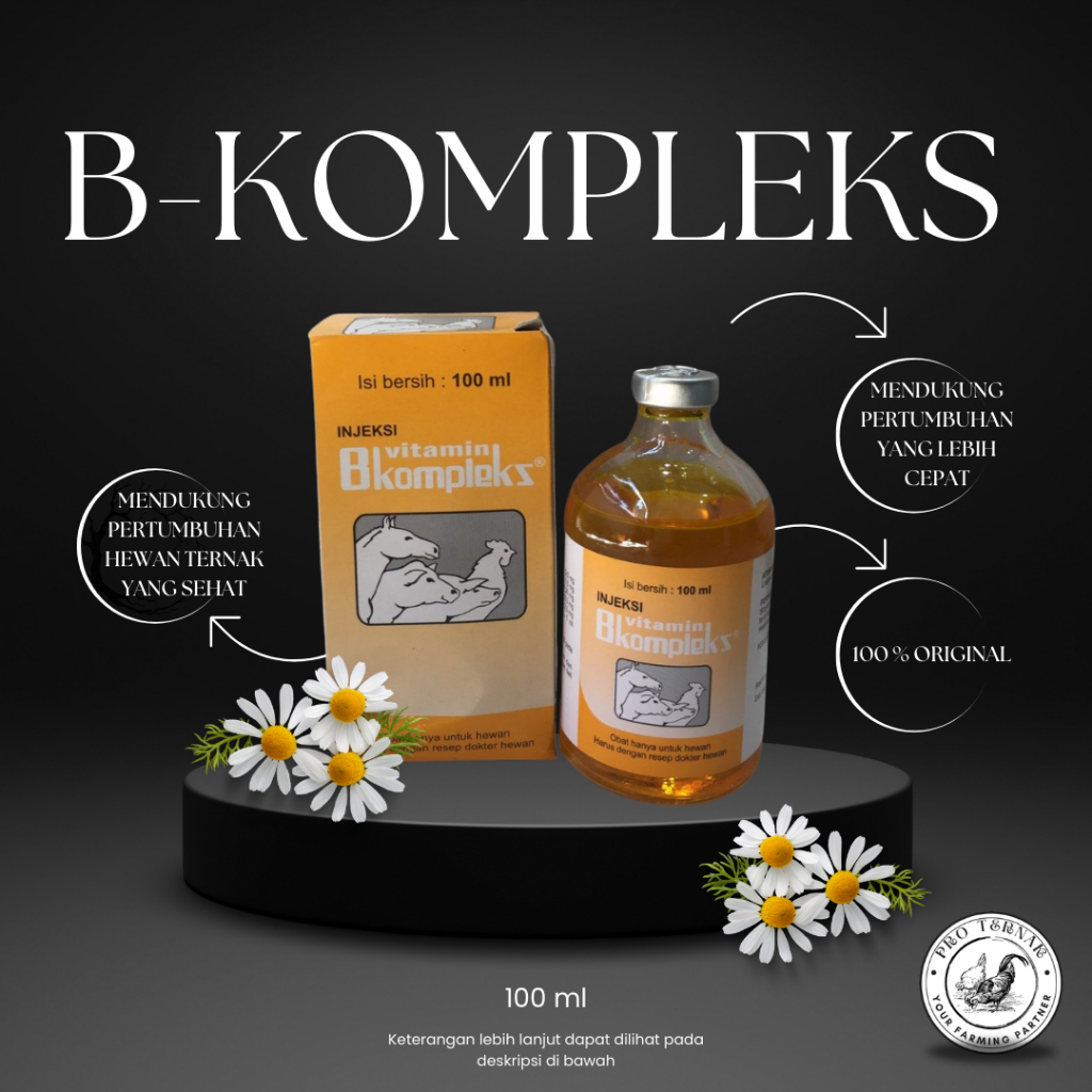 BKOMPLEKS  VITAMIN 100ml vitamin b komplek untuk hewan