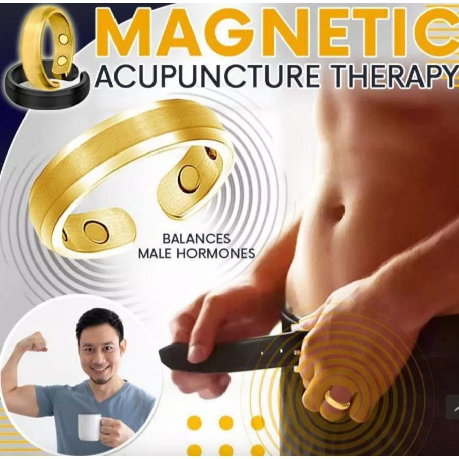 Perhiasan terapi Magnet Pria kreatif Cincin Terapi Magnet Pria wanita