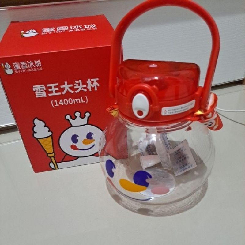 botol minum mixue 1400ml