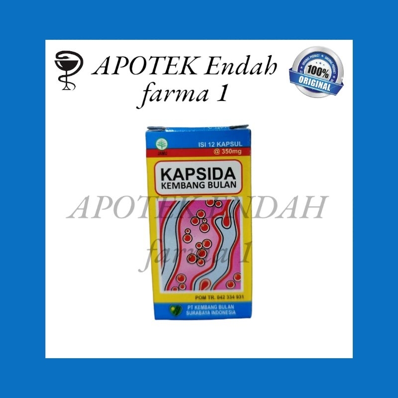 KAPSIDA KEMBANG BULAN untuk kulit gatal, bisul dan jerawat