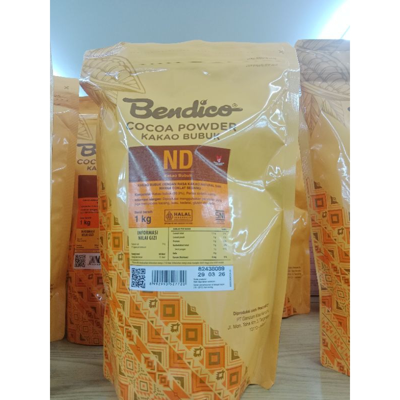 

BENDICO NATURAL DARK ND 1KG / BENDICO COCOA POWDER ND 1KG