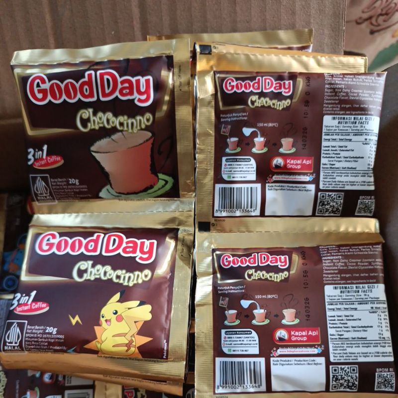 

Good Day Chococinno 20g renceng