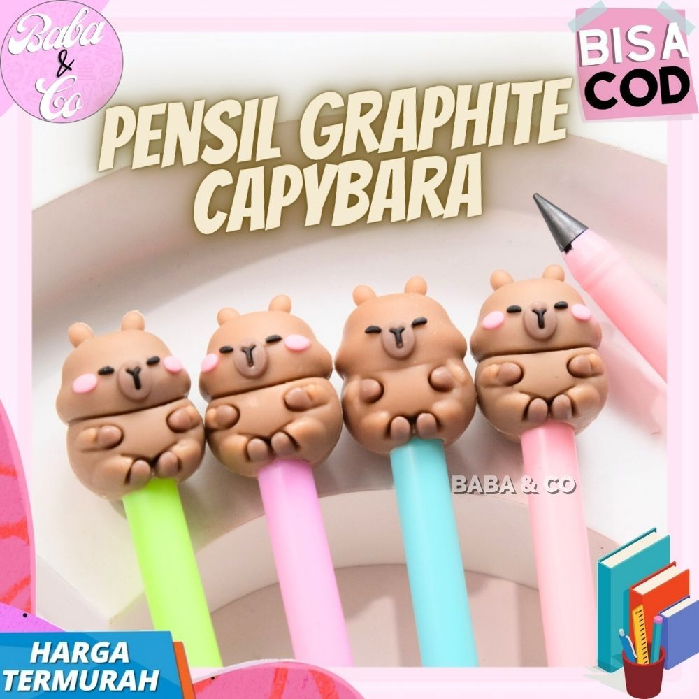 

PENSIL CAPYBARA GRAPHITE ABADI PENSIL LUCU UNIK PENSIL CAPYBARA ETERNAL INFINITE PENCIL ABADI CAPYBARA GRAPHITE KAPIBARA