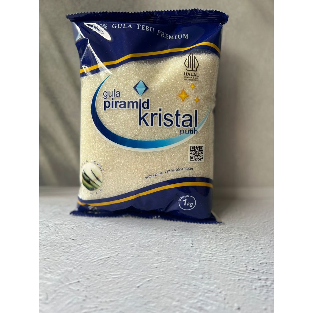 

Gula Pasir Kristal Putih Piramid 1kg asli