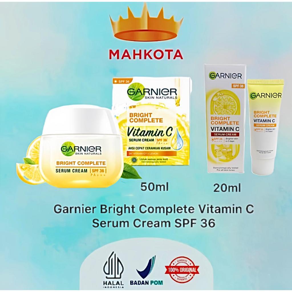 ** Mahkotacosmetik **Garnier Bright Complete Serum Cream SPF 36 PA+++