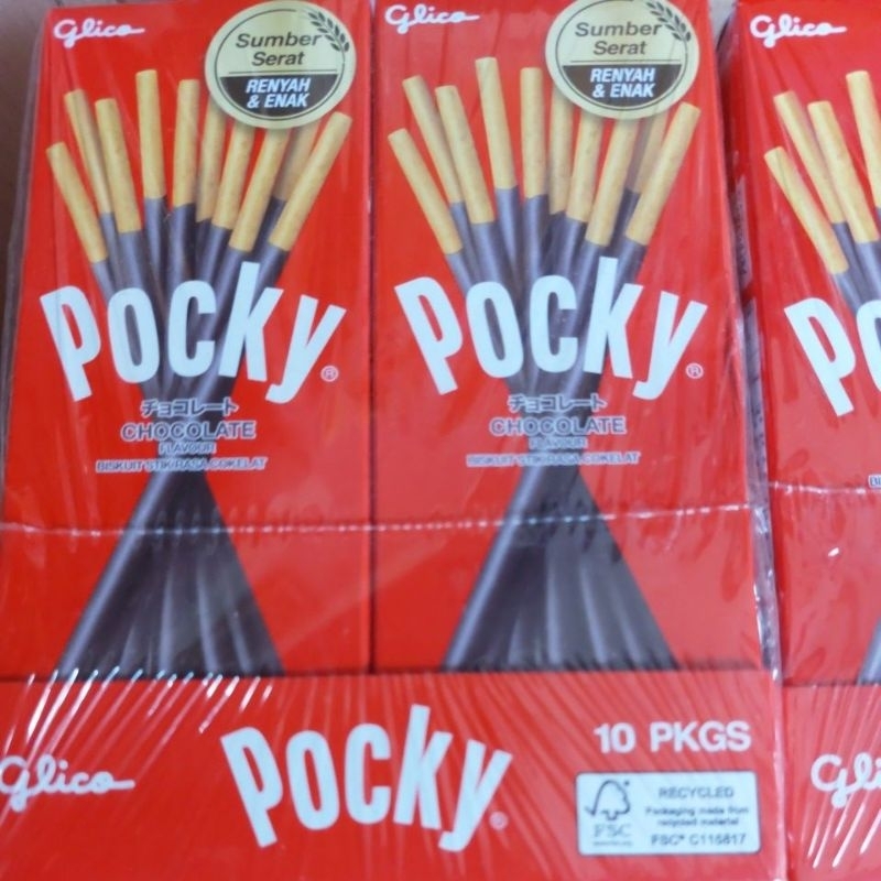 

POCKY GLICO CHOCOLATE FLAVOUR ISI 10 PACK