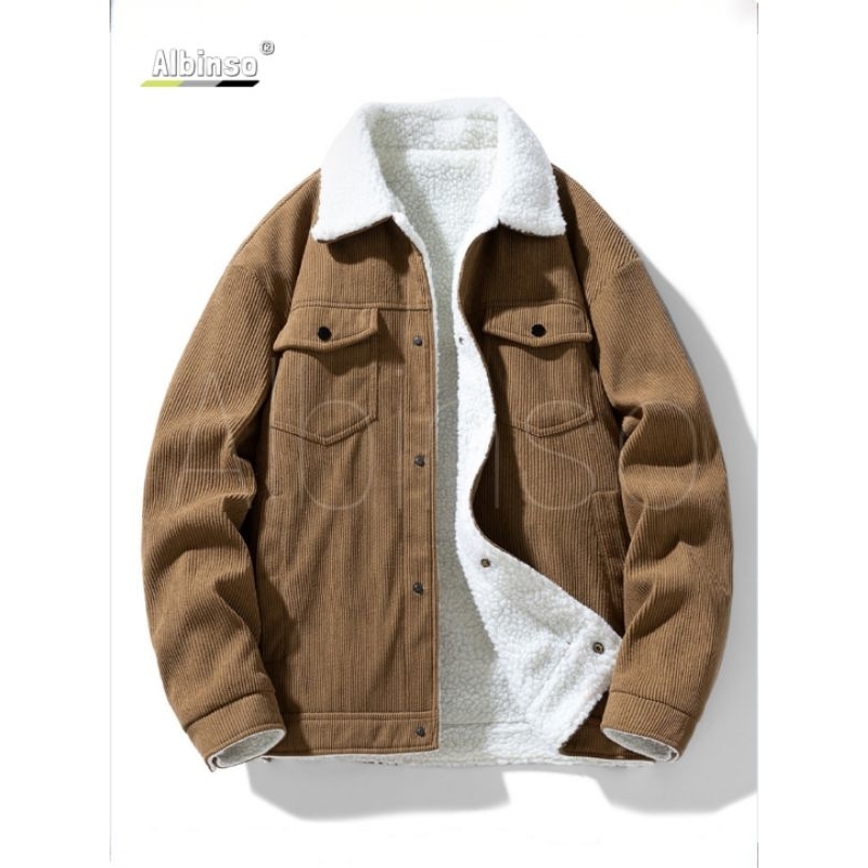 Jaket Corduroy trucker