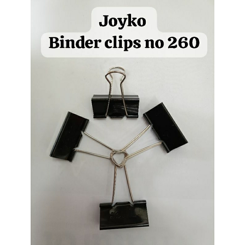 

PENJEPIT KERTAS /BINDER CLIP JOYKO 260 ECER (1 PCS)