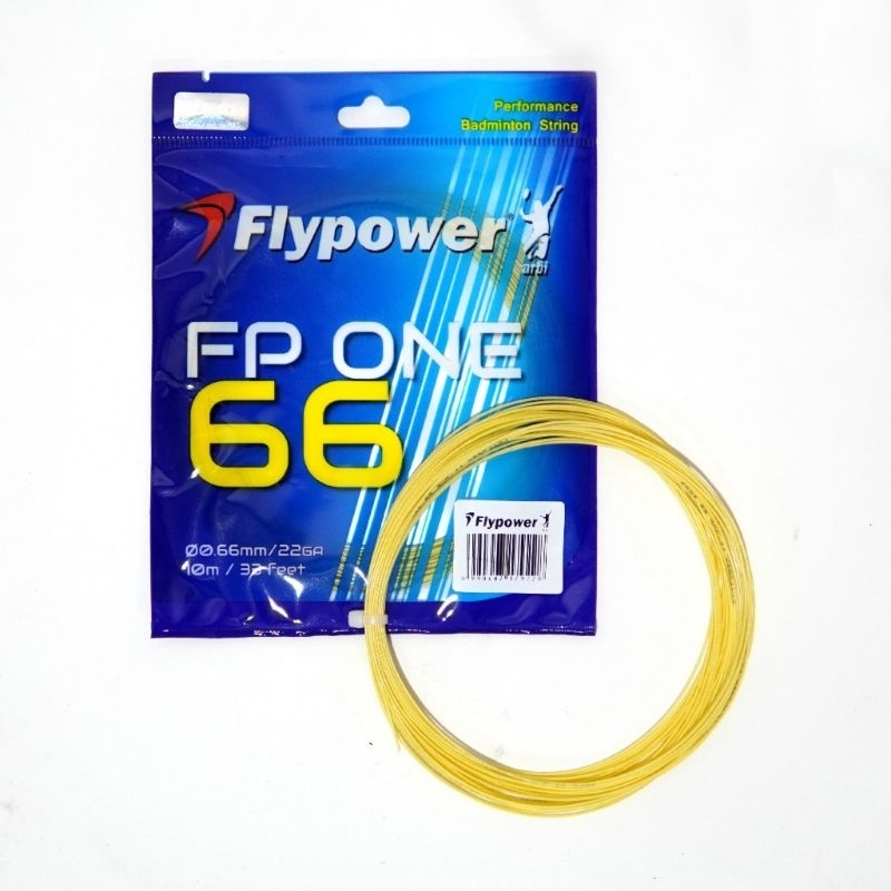 Flypower FP One 66 Senar Badminton Milky White
