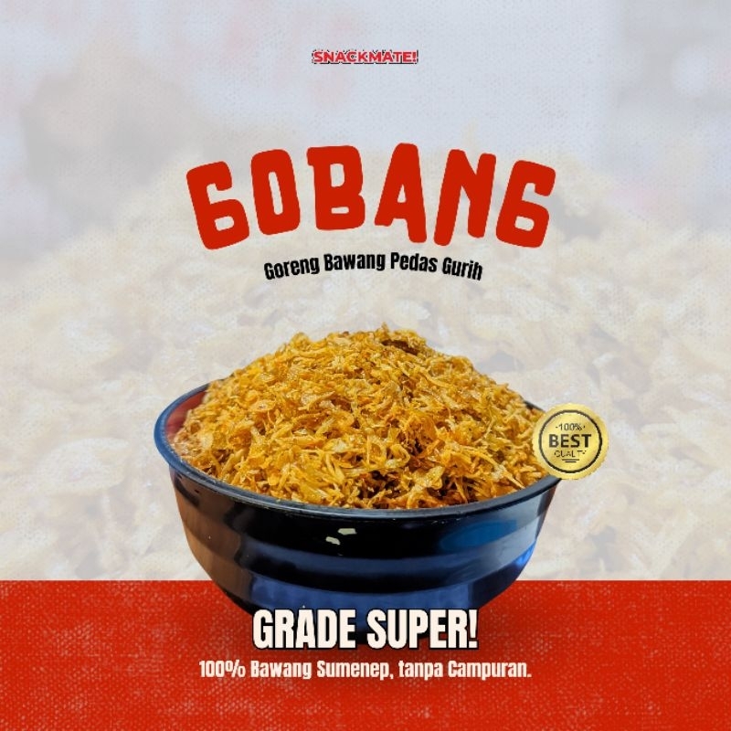 

Goreng Bawang - Pedas Gurih - Ukuran 70gr