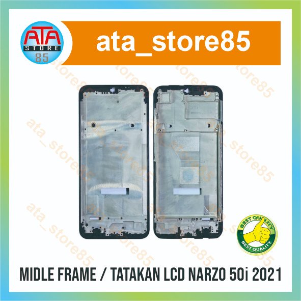 Frame LCD Narzo 50i 2021 | Narzo50i Tatakan LCD Tulang Tengah
