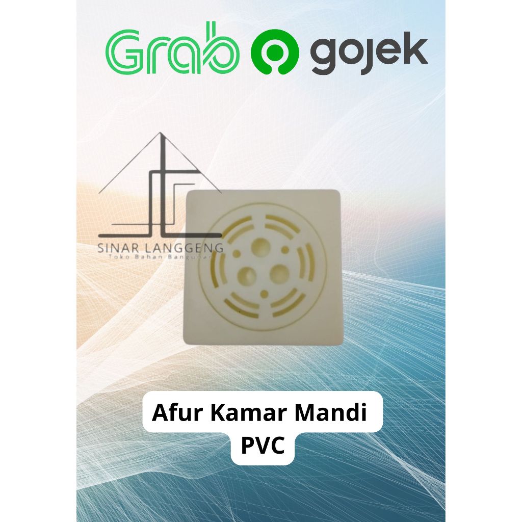Afur Saringan Got PVC Tebal / Floor Drainer / Afur Lantai Kamar Mandi