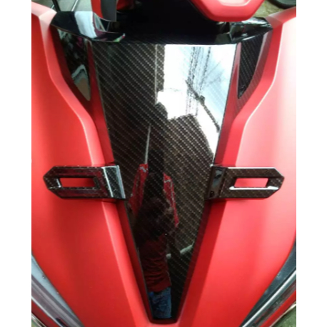 Cover Dasi Depan Honda Vario 125 150 Carbon Kevlar Forged
