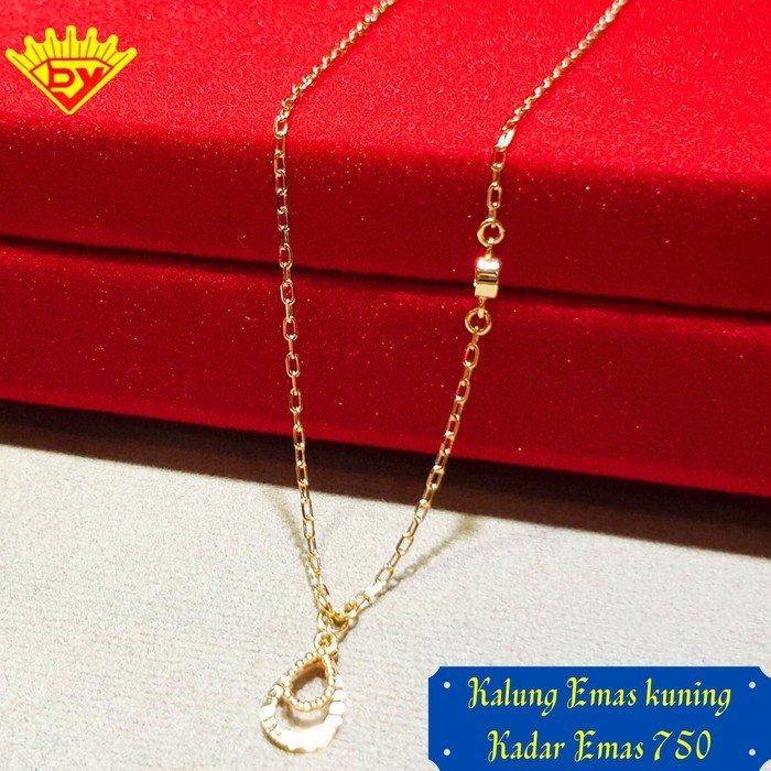 Kalung Emas Kuning Kadar Emas 750