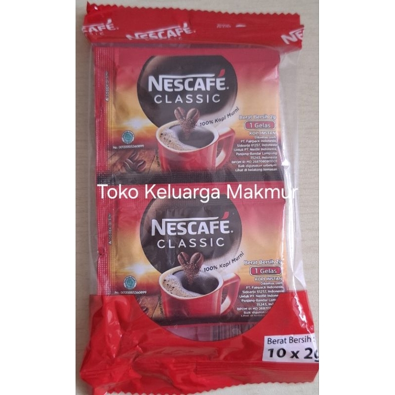 

KOPI NESCAFE CLASSIC & NESCAFE ICE ROAST 10 × 2G