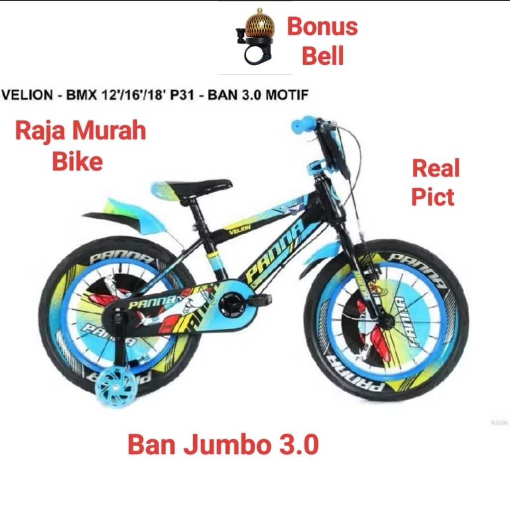 Sepeda Anak BMX 18 inch velion panna sepeda anak laki laki BMX velion panna 18 inch