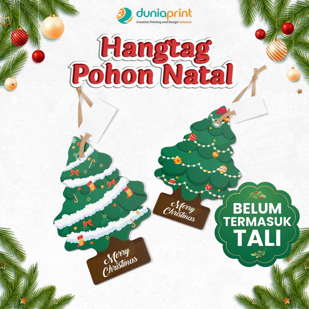 

Hang Tag | Hang Tag Pohon Natal | Hang Tag Natal dan Tahun Baru 2025 | Cetak Label Produk | Hangtag Produk | Cetak Label Produk | Dunia Print