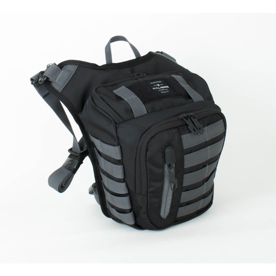 Tas Selempang Pria Kalibre Delta Seven Legpack Travel Pouch Thigh Bag 921618 000 Black tas pria tas 