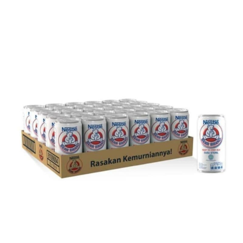 

susu bear brand 1 karton / susu bear brand 1 dus 189ml isi 30 pcs
