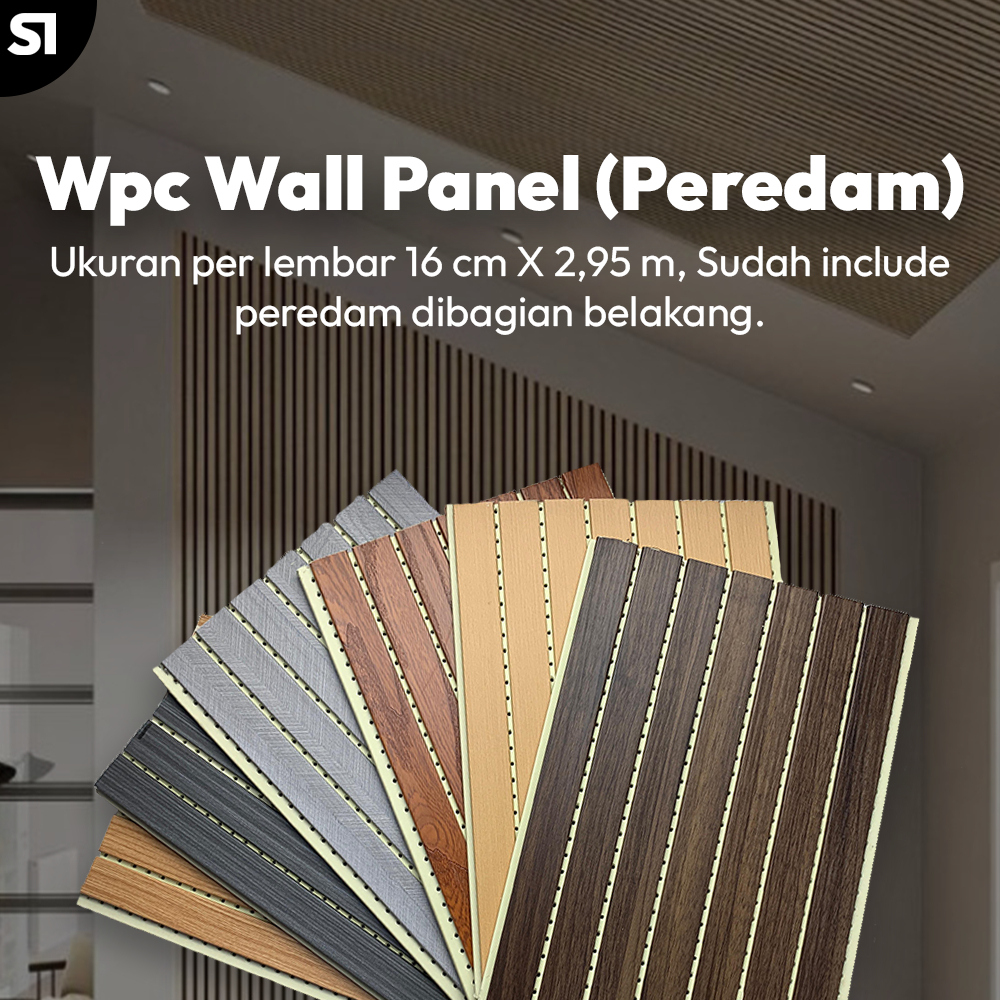WPC WALL PANEL KEDAP SUARA, WALL PANEL PVC KEDAP SUARA, WPC KEDAP SUARA