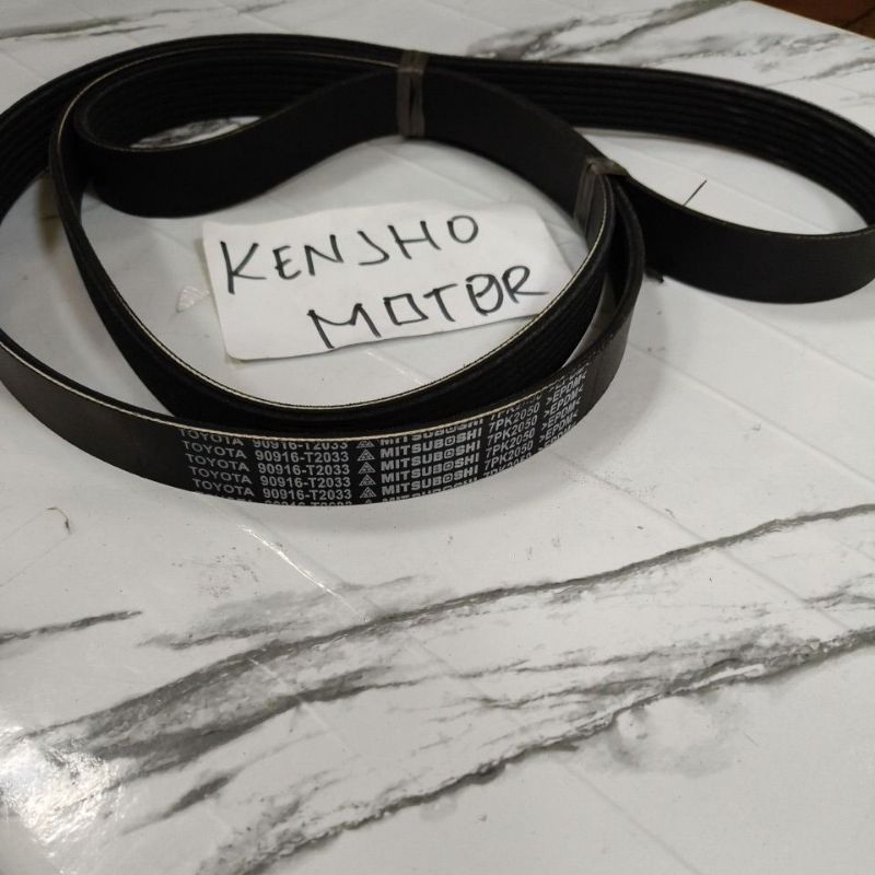 Fan belt Toyota Fortuner Vrz diesel /Innova reborn diesel (garansi,,)