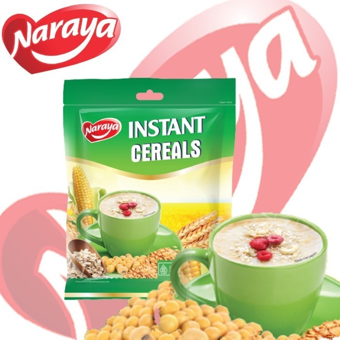 

1 pack isi 20 biji Naraya Instant Sereal / Sereal Vanila 500gram halal / Minuman Serbuk Cereal Sachet / Sereal Pengganjal Lapar / Sereal Diet