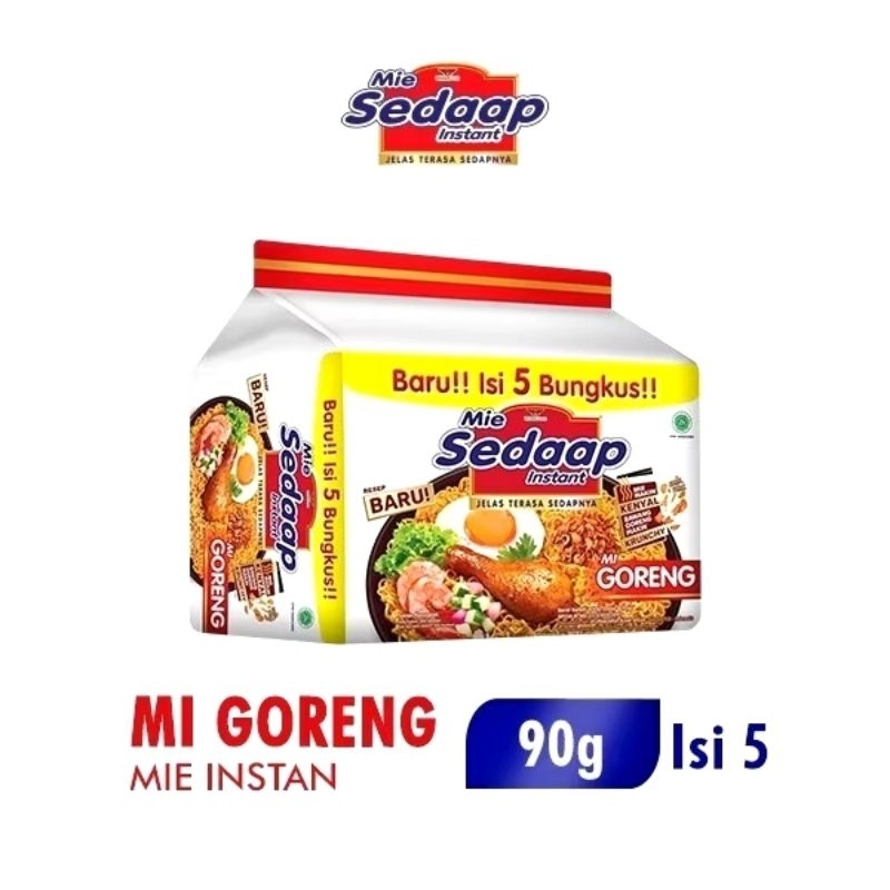 

Sedaap Mie instan Goreng isi 5bag 90gr
