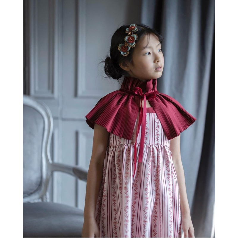 Preloved Hanya Dipakai 1x Kakapo China Blue CNY Chinese New Year Imlek Kids Qipao Baju Party Dress A