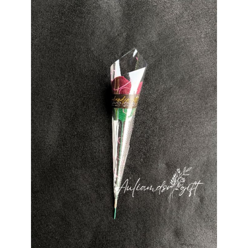 1 tangkai bunga flanel