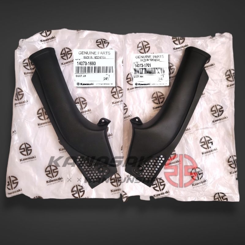 Original Airscoop Air Scoop Duct Kawasaki Ninja RR OLD ORIGINAL LH 14073-1693 , RH 14073-1701