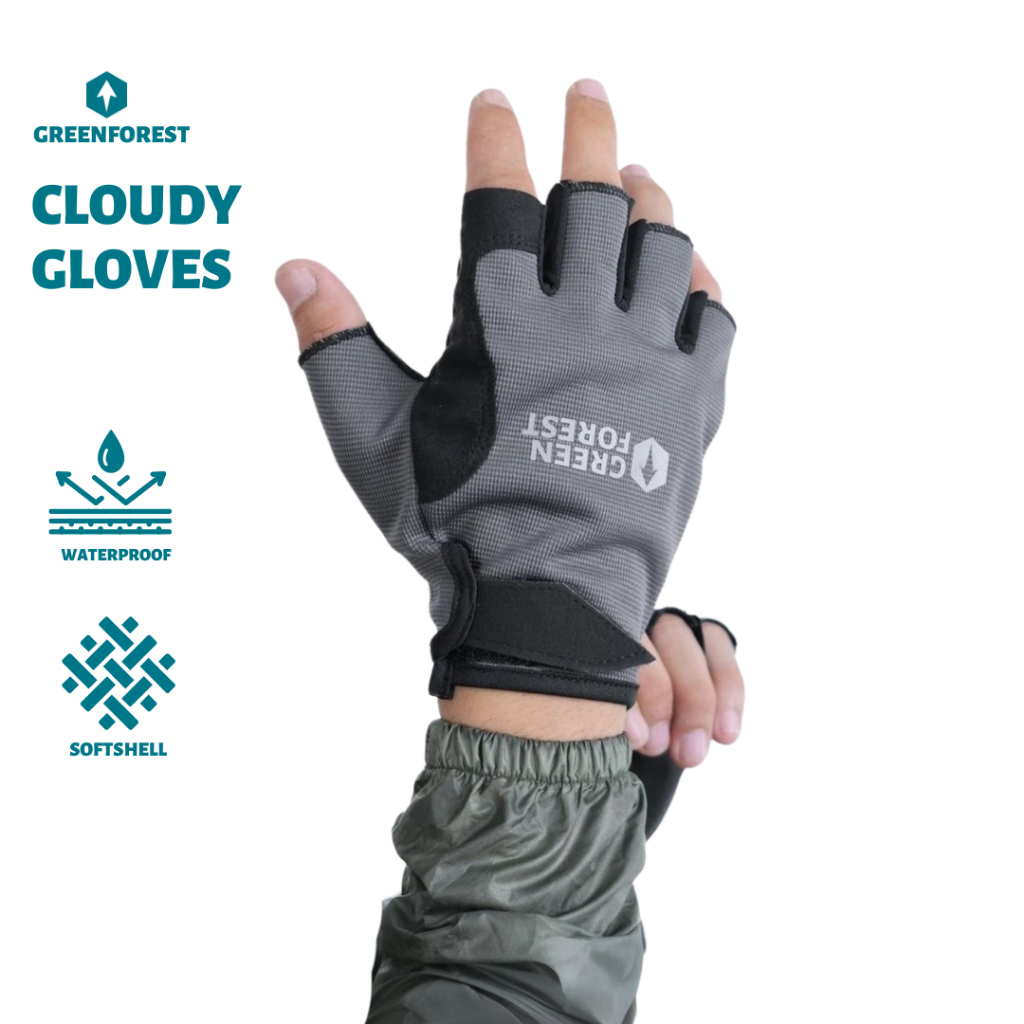 GREENFOREST CLOUDY GLOVES - SARUNG TANGAN MOTOR ANTI UV