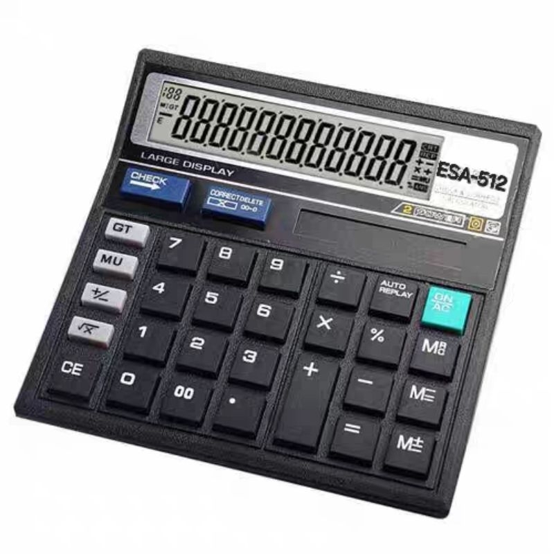 

PROMO !!! Kalkulator Dagang 12 Digit TERMURAH check & correct 2 power BEST SELLER / ESA 512