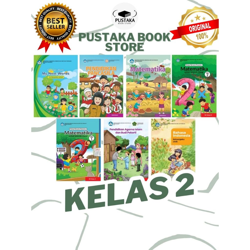Buku Paket Kelas 2 SD Kurikulum Merdeka