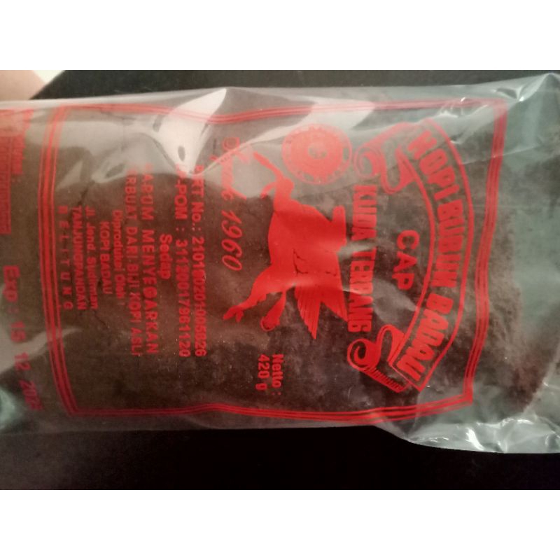 

kopi Belitung cap kuda terbang