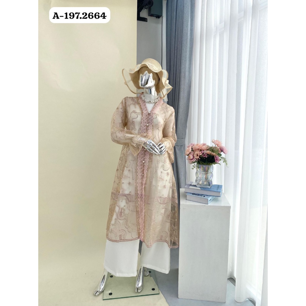 TULLE OUTER DRESS Kondangan Mewah Elegan