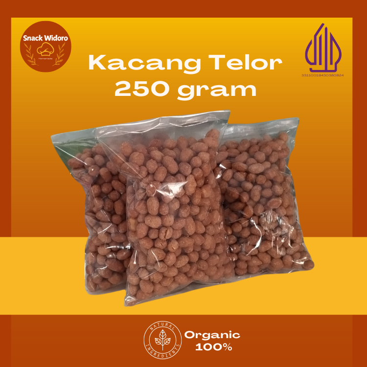 

Widoro Snack - Kacang Telor 250 Gram-2,5 KG Camilan Ringan