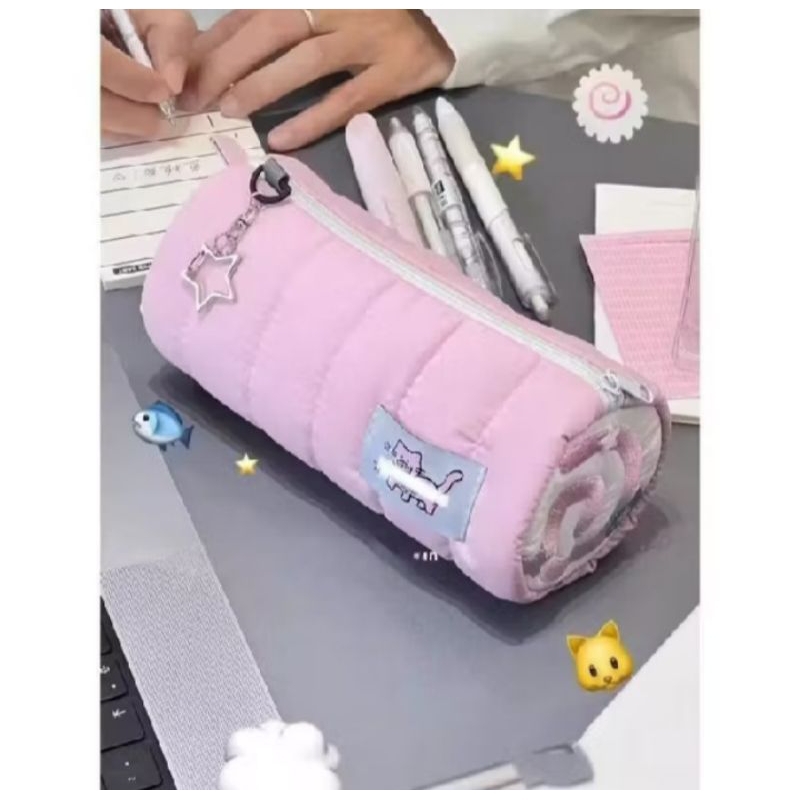 

Tempat Pensil Kotak Pouch Kue Cat Dog Roll Japanese Cake Pencil Case