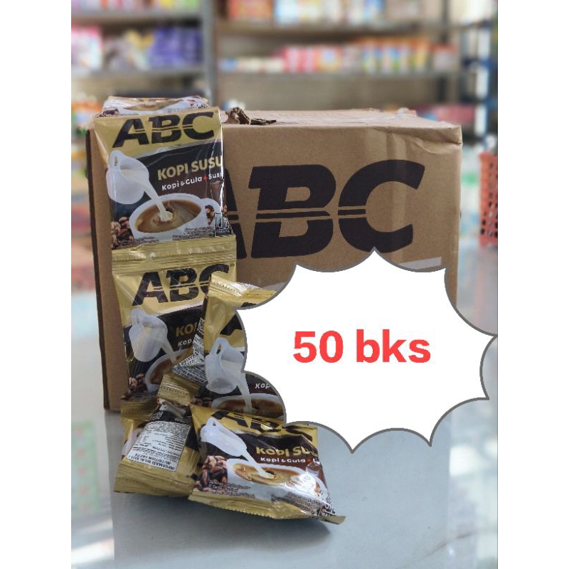 

5 renceng kopi ABC susu