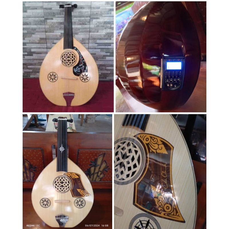 promo gitar gambus akustik elektrik new