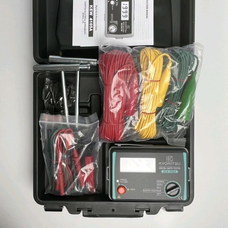 Kyoritsu Digital Earth Tester / Mager Grounding Tester KEW 4105AH