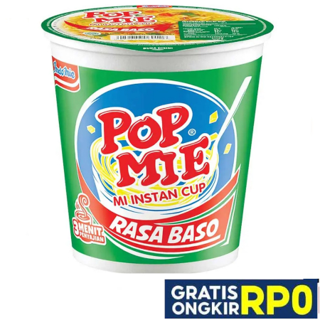 

Pop Mie Baso Asli Original 100%