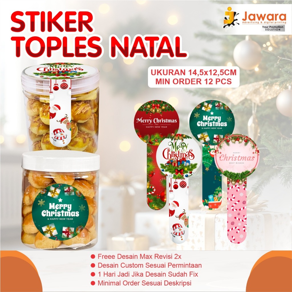 

STIKER LABEL SEGEL KEMASAN PRODUK EDISI NATAL 2024
