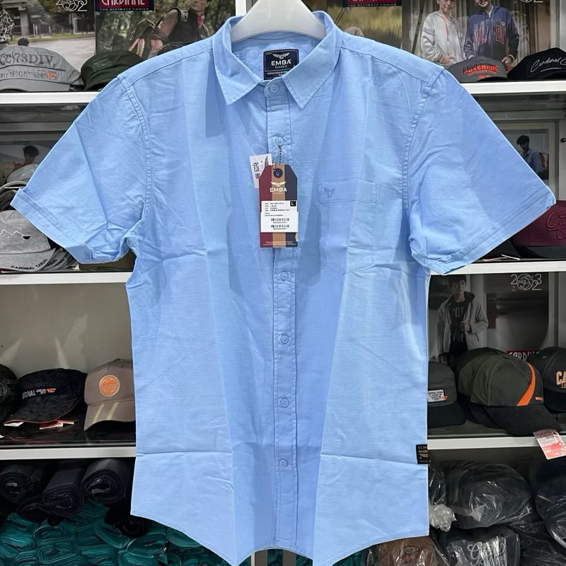 Kemeja Emba Original / Kemeja Lengan Pendek Emba Original Kualitas Cardinal