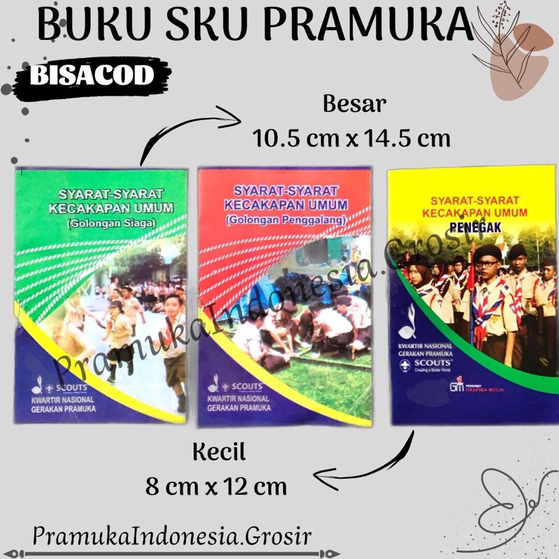 BUKU SKU PRAMUKA / BUKU SKU / BUKU PRAMUKA / PERLENGKAPAN ALAT PRAMUKA