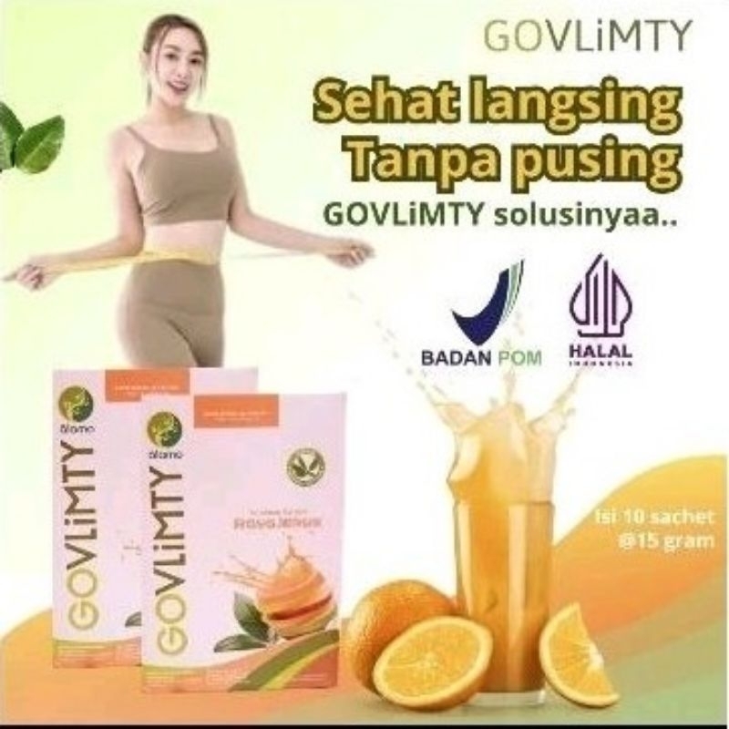 

govlimty original , govlimty sehat langsing detox fiber drink untuk pria dan wanita