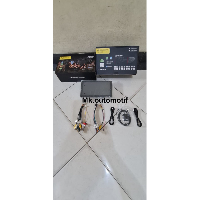 HEAD UNIT ANDROID CONCERTO CT-888 CLASSIC COMPACT 9 INCH RAM 2/32