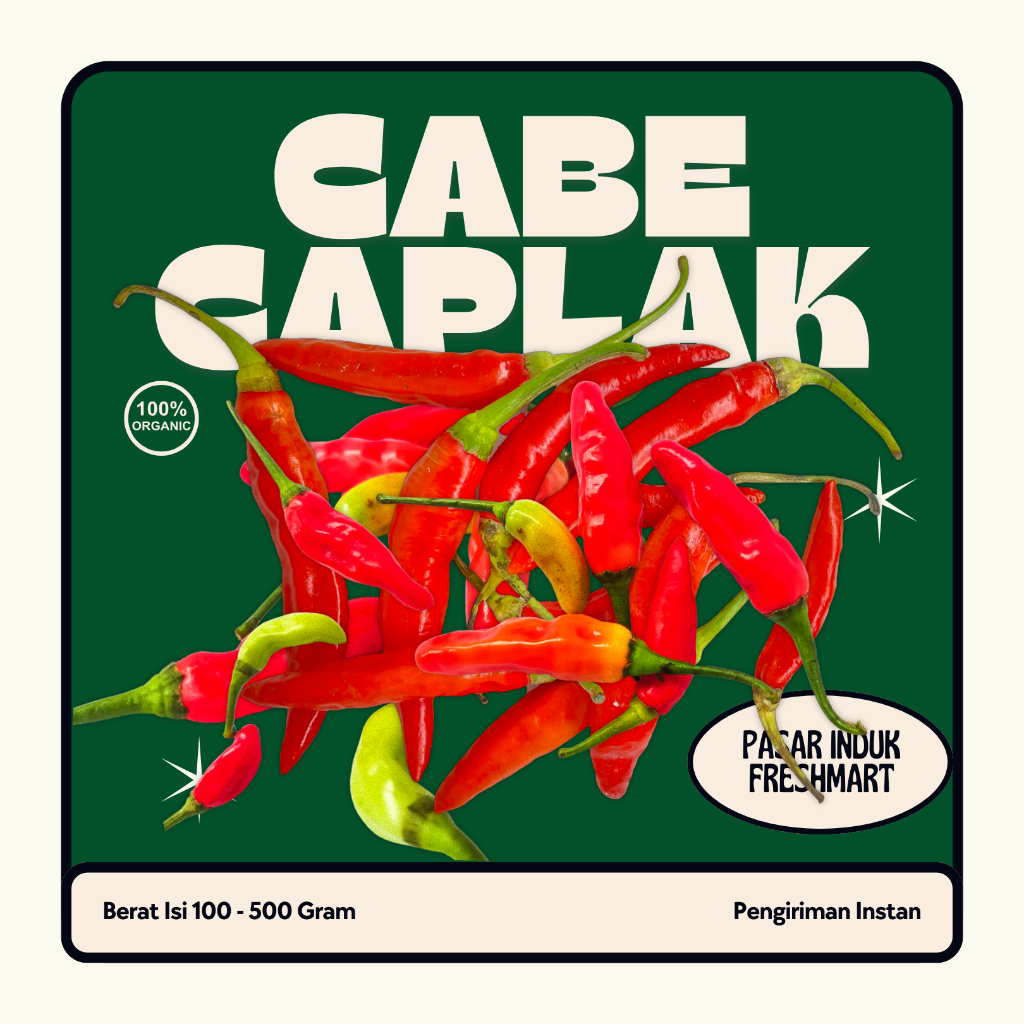 

CABE RAWIT MERAH / CAPLAK I TERJAMIN DARI PASAR INDUK FRESHMART