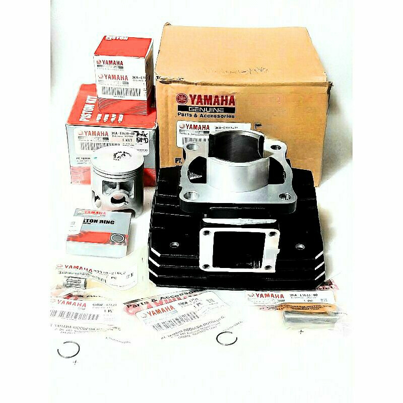Buring Boring Blok Mesin Cylinder  Blok + Seker Set Paket Komplit RX KING YP1 YP2 Asli Yamaha Origin