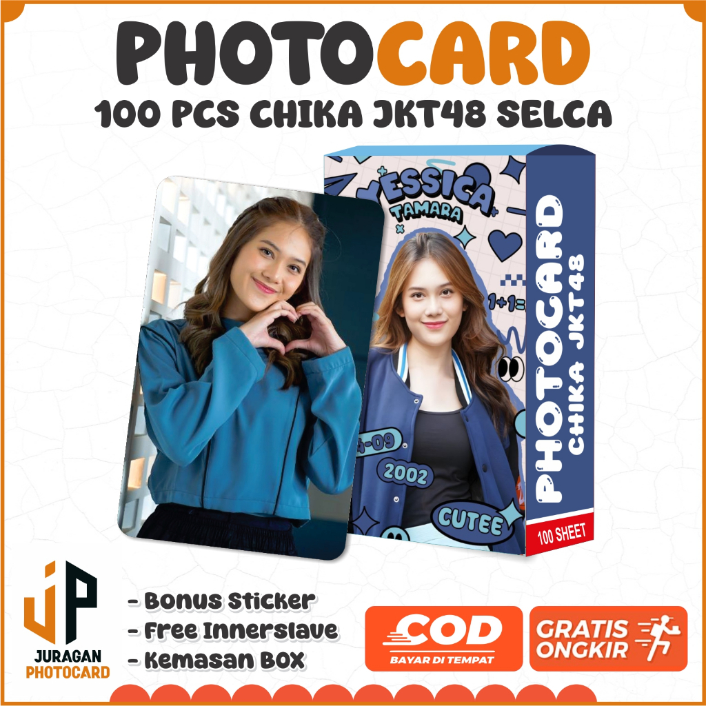 100 Photocard Chika JKT48 Selca Bonus Innerslave  - Juragan Photocard